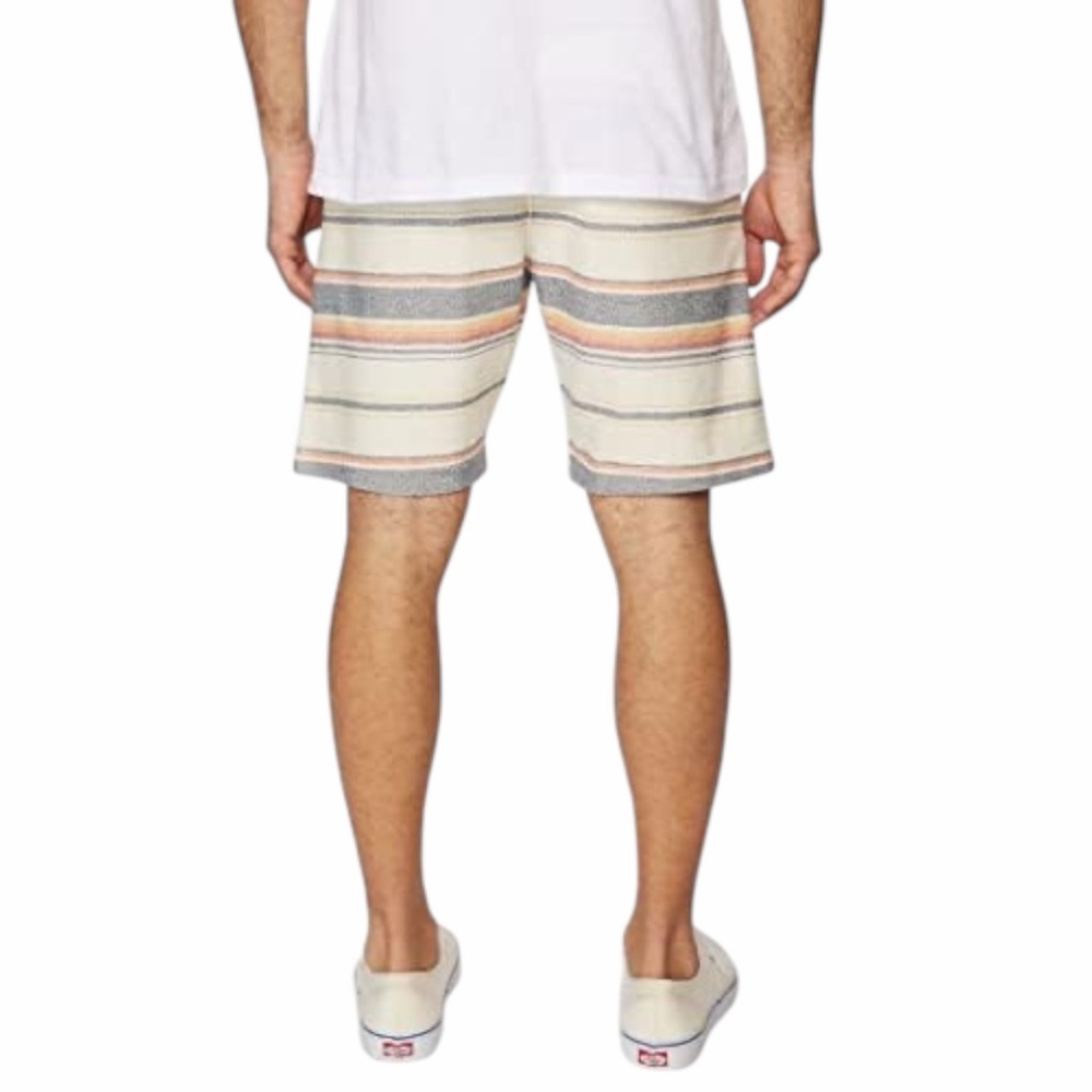 O'Neill Mens XL Striped Standard Fit Drawstring Summer Walking Shorts - Picture 5 of 9